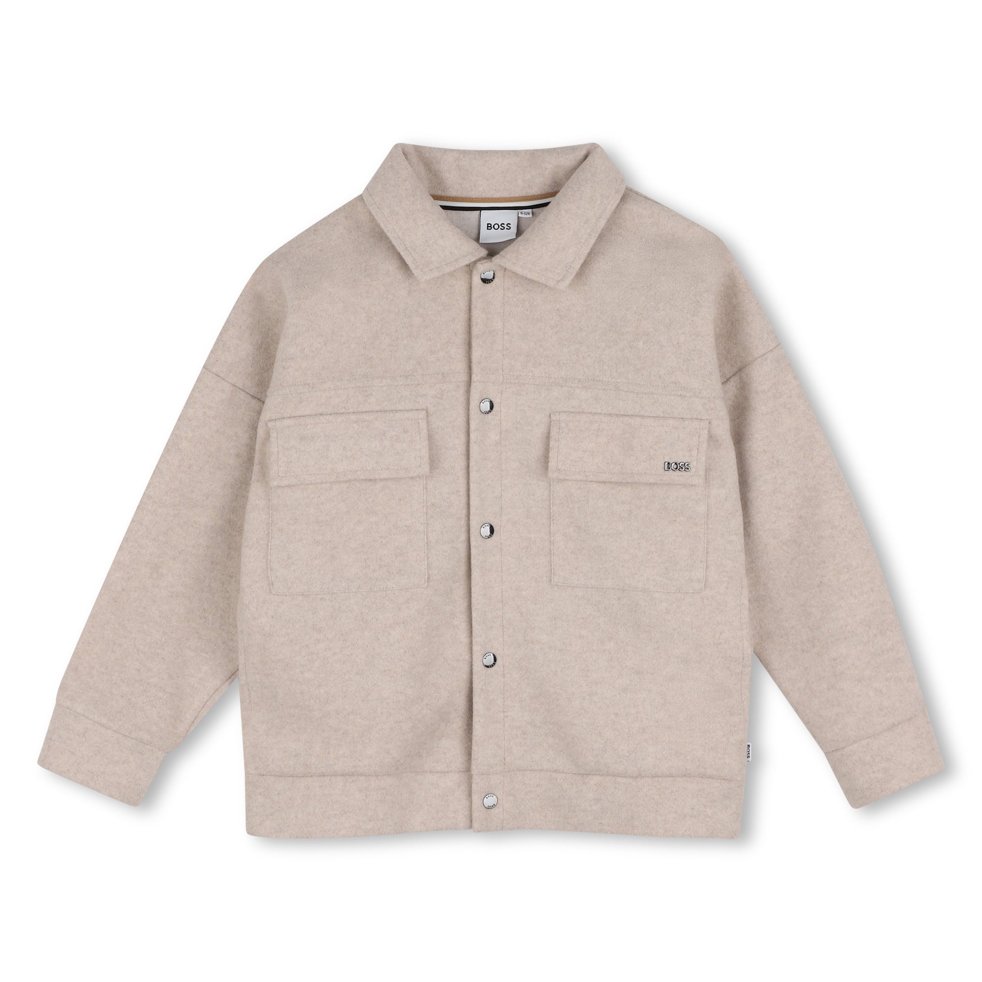 BOSS Boys Beige Marl Jacket
