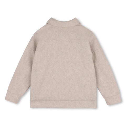 BOSS Boys Beige Marl Jacket