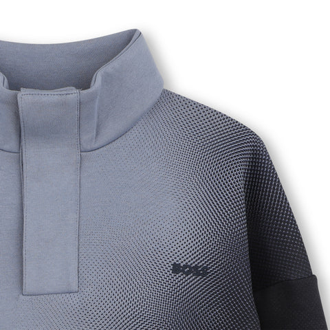 BOSS Boys Blue Sweatshirt