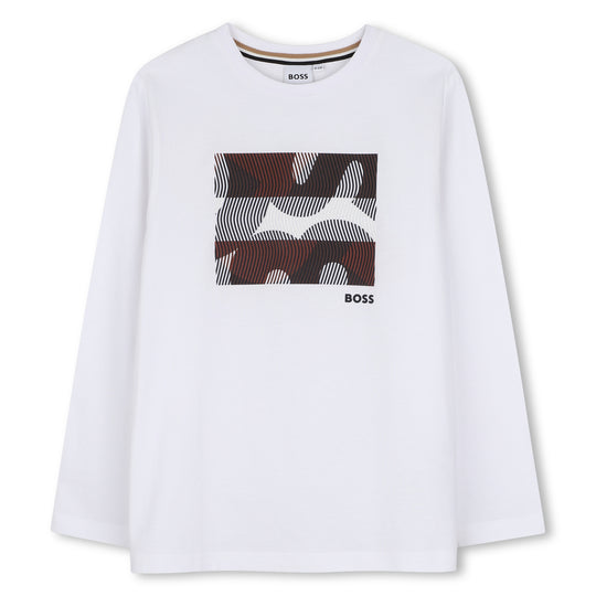 Boys White Logo T-Shirt