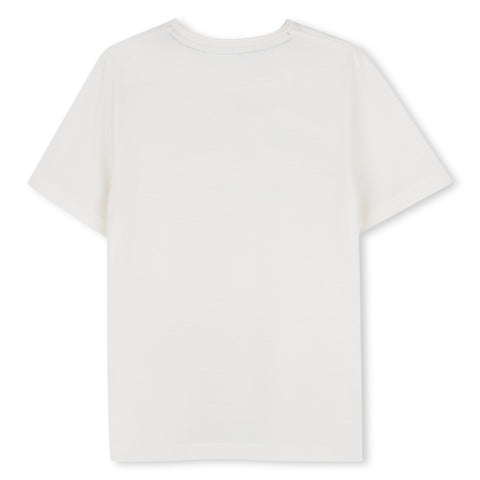 BOSS Boys White Logo T-Shirt