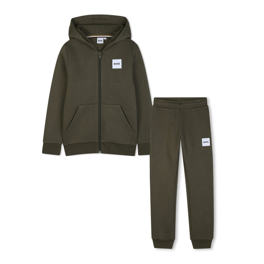 Boys Khaki Tracksuit