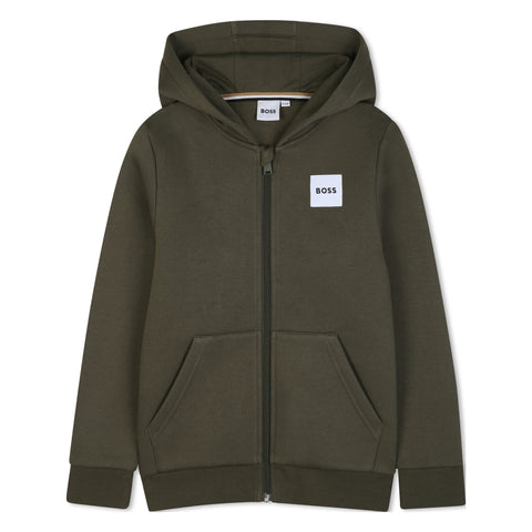 BOSS Boys Khaki Tracksuit