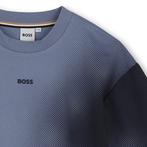 BOSS Boys Lavender Blue T-Shirt