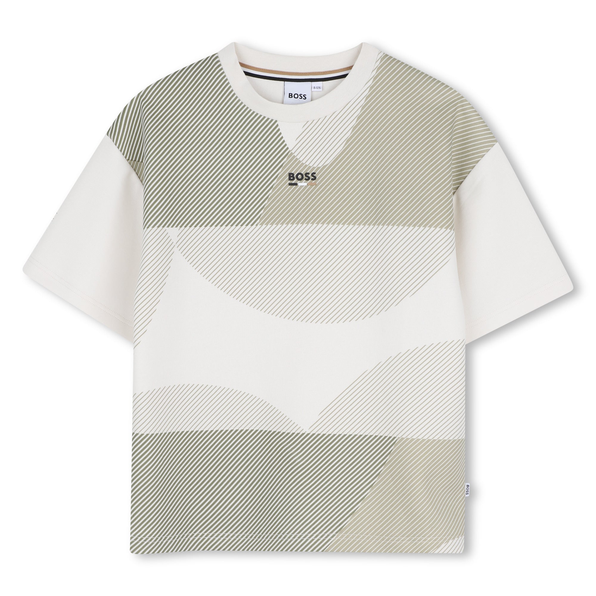 BOSS Boys White Short Sleeve T-Shirt