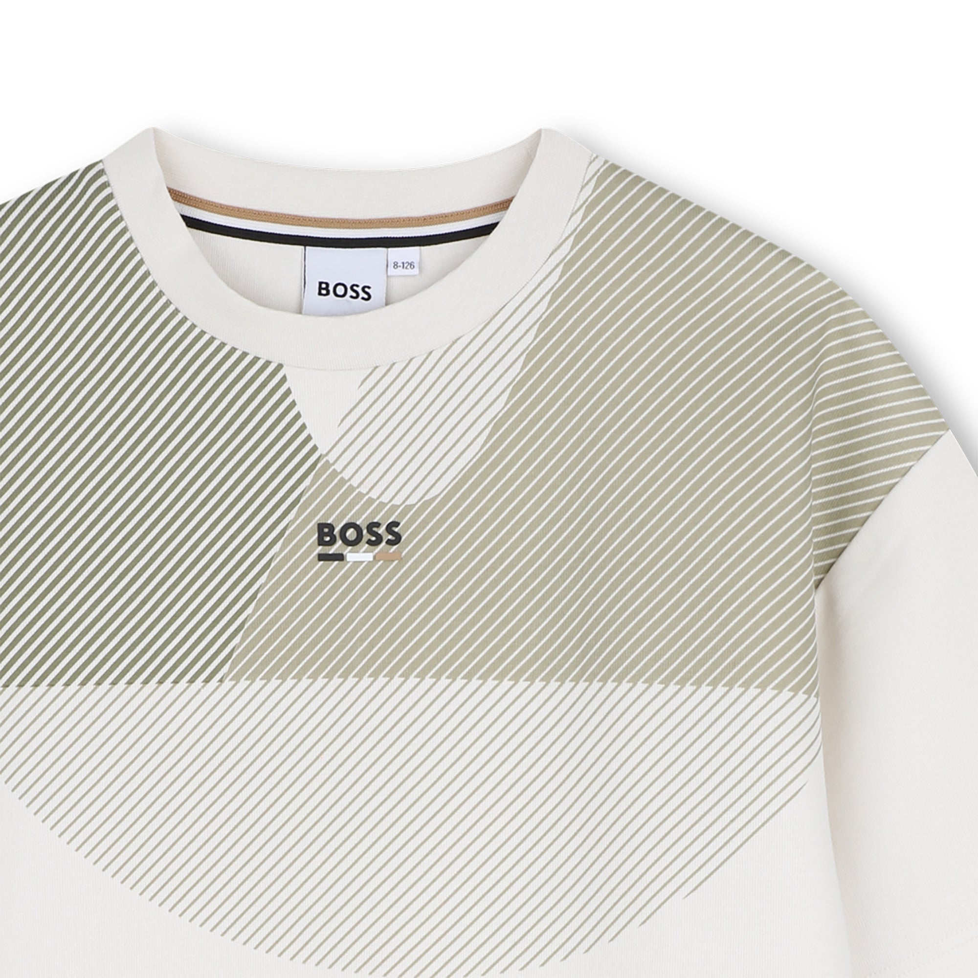 BOSS Boys White Short Sleeve T-Shirt