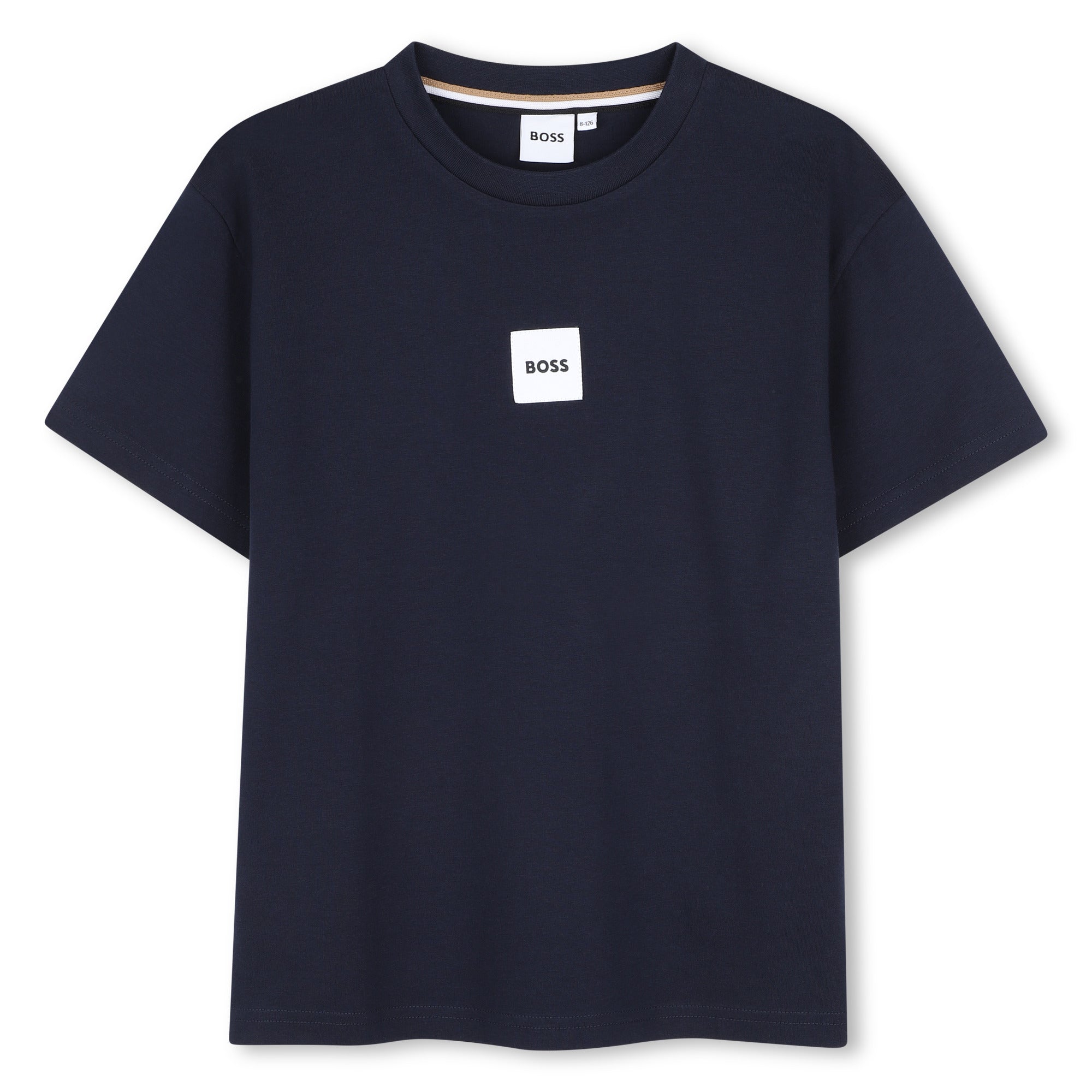 BOSS Boys Navy Logo T-Shirt