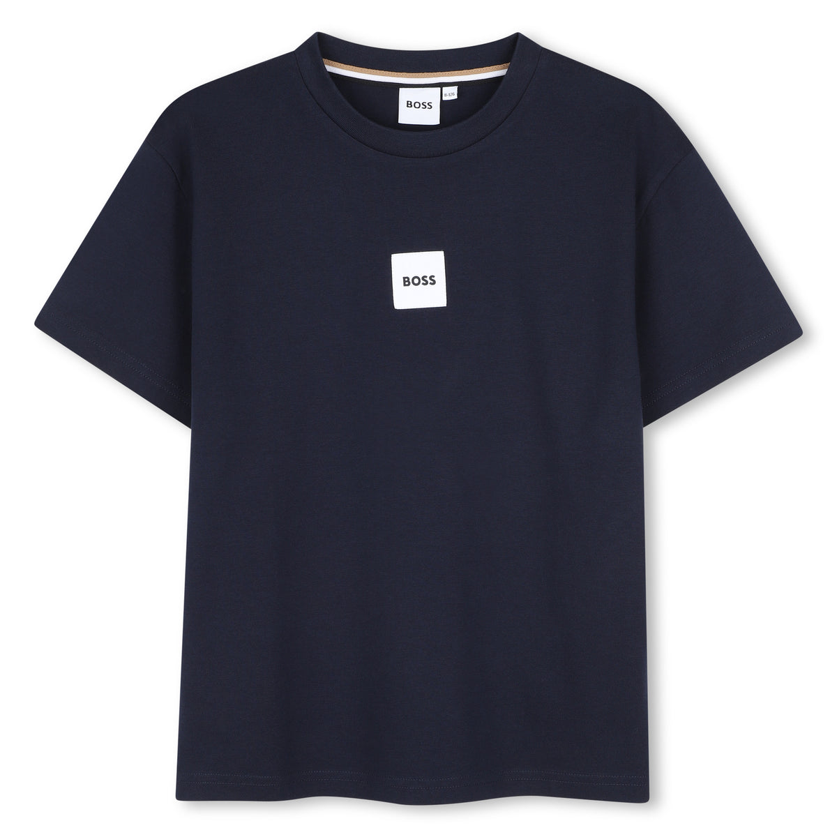 BOSS Boys Navy Logo T-Shirt