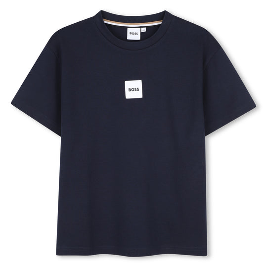 Boys Navy Logo T-Shirt