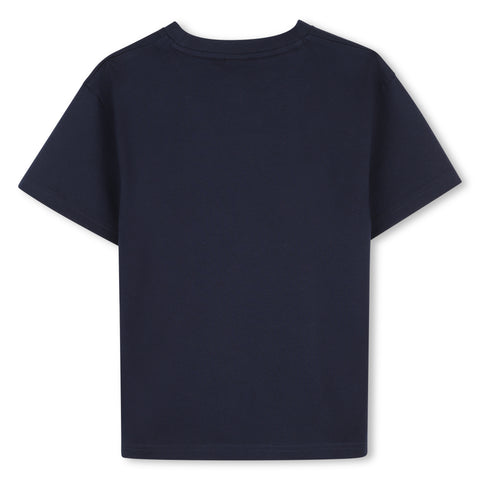 BOSS Boys Navy Logo T-Shirt