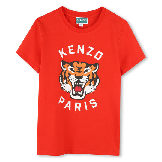 Boys Red Tiger T-Shirt