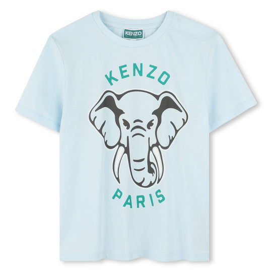 Boys Pale Blue Elephant T-Shirt