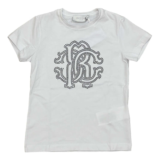 Girls White Logo T-shirt