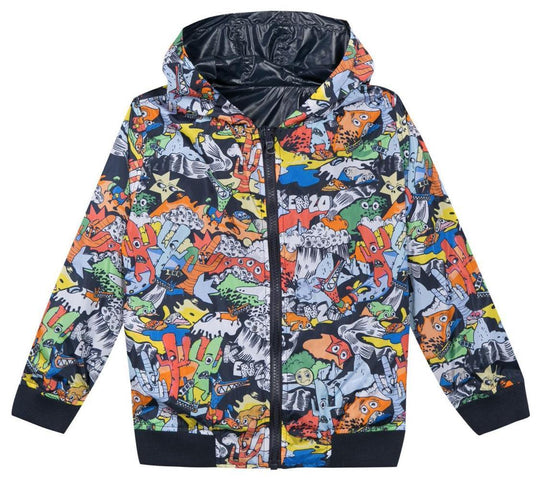 Boys Comic Print Jacket