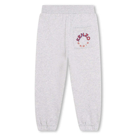 Kenzo Kids Boys Grey 'IKEBANA' Jogging Bottoms