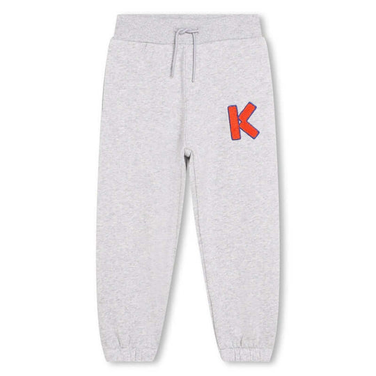 Boys Grey 'IKEBANA' Jogging Bottoms