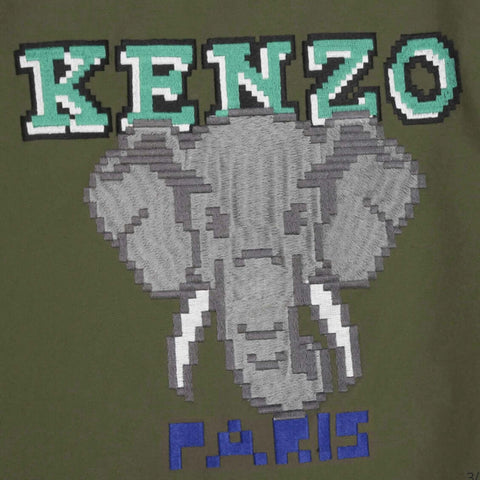 Kenzo Kids Boys Jungle Game Khaki Parka