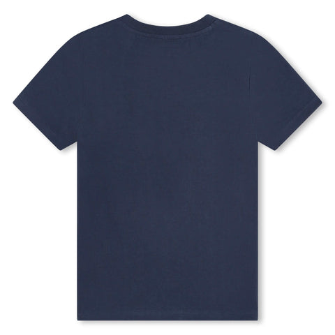 Kenzo Kids Boys Navy Elephant Print T-Shirt