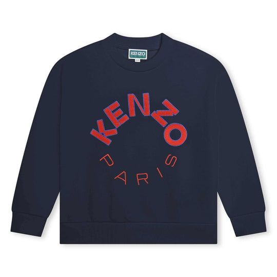 Boys Navy Kenzo Paris Logo Sweatshirt