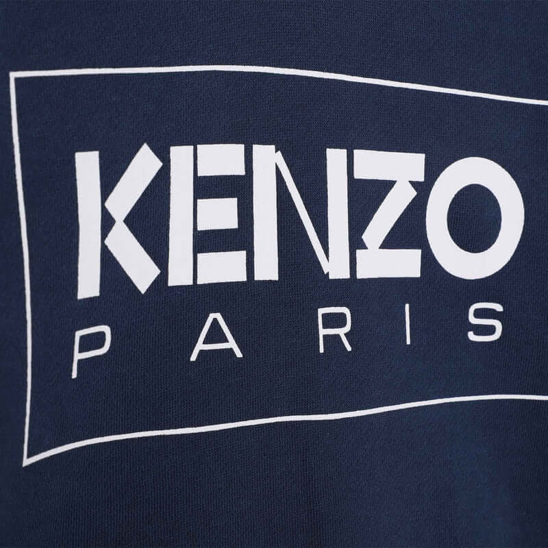 Kenzo Kids Boys Navy Logo Sweatshirt