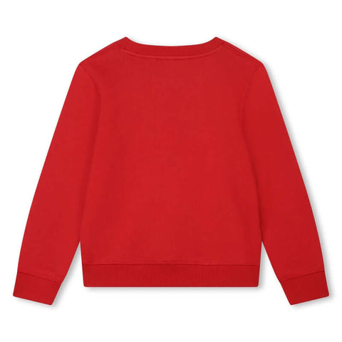 Kenzo Kids Boys Red 'JUNGLE GAME' Elephant Sweatshirt