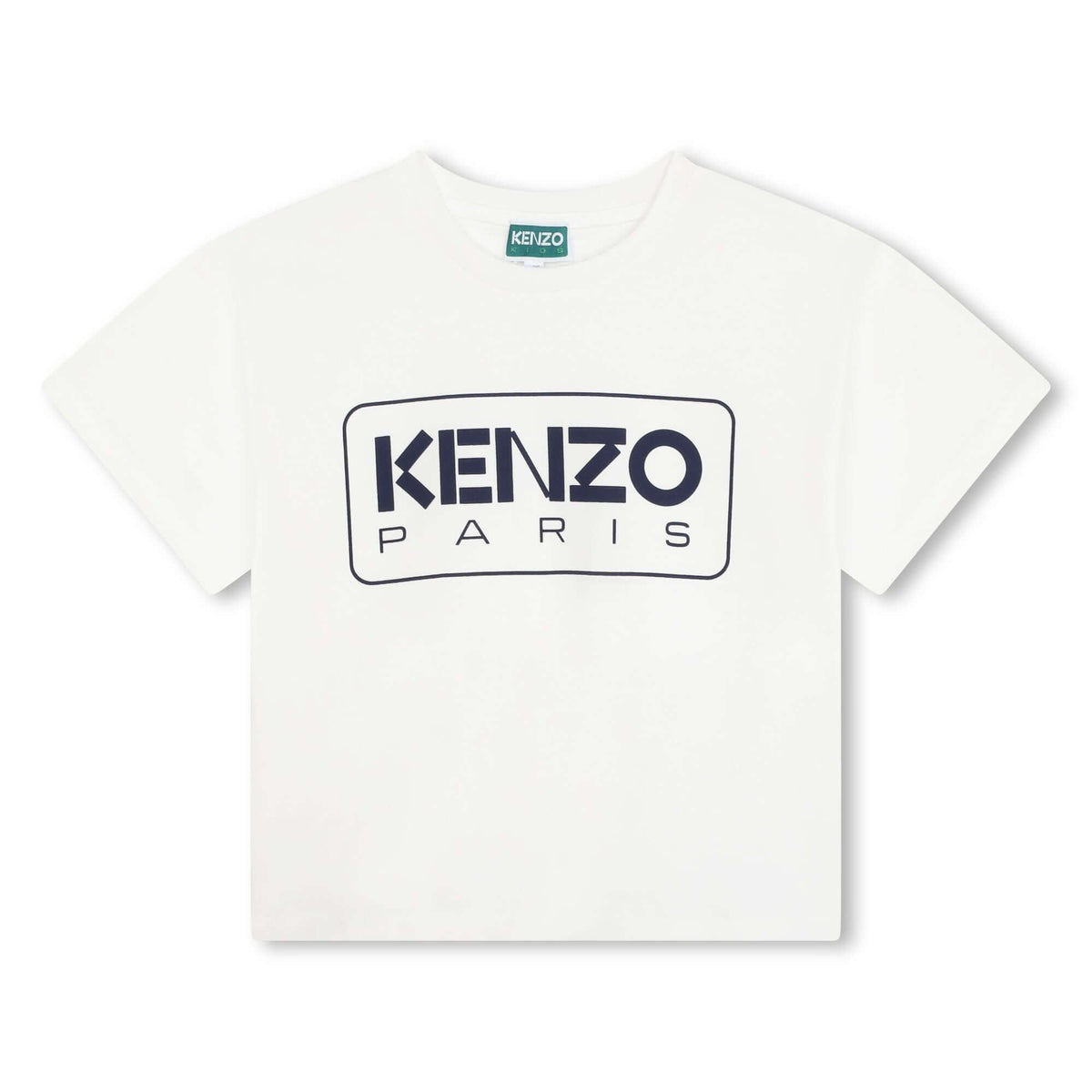 Kenzo Kids Boys White Kenzo Paris Logo T-Shirt
