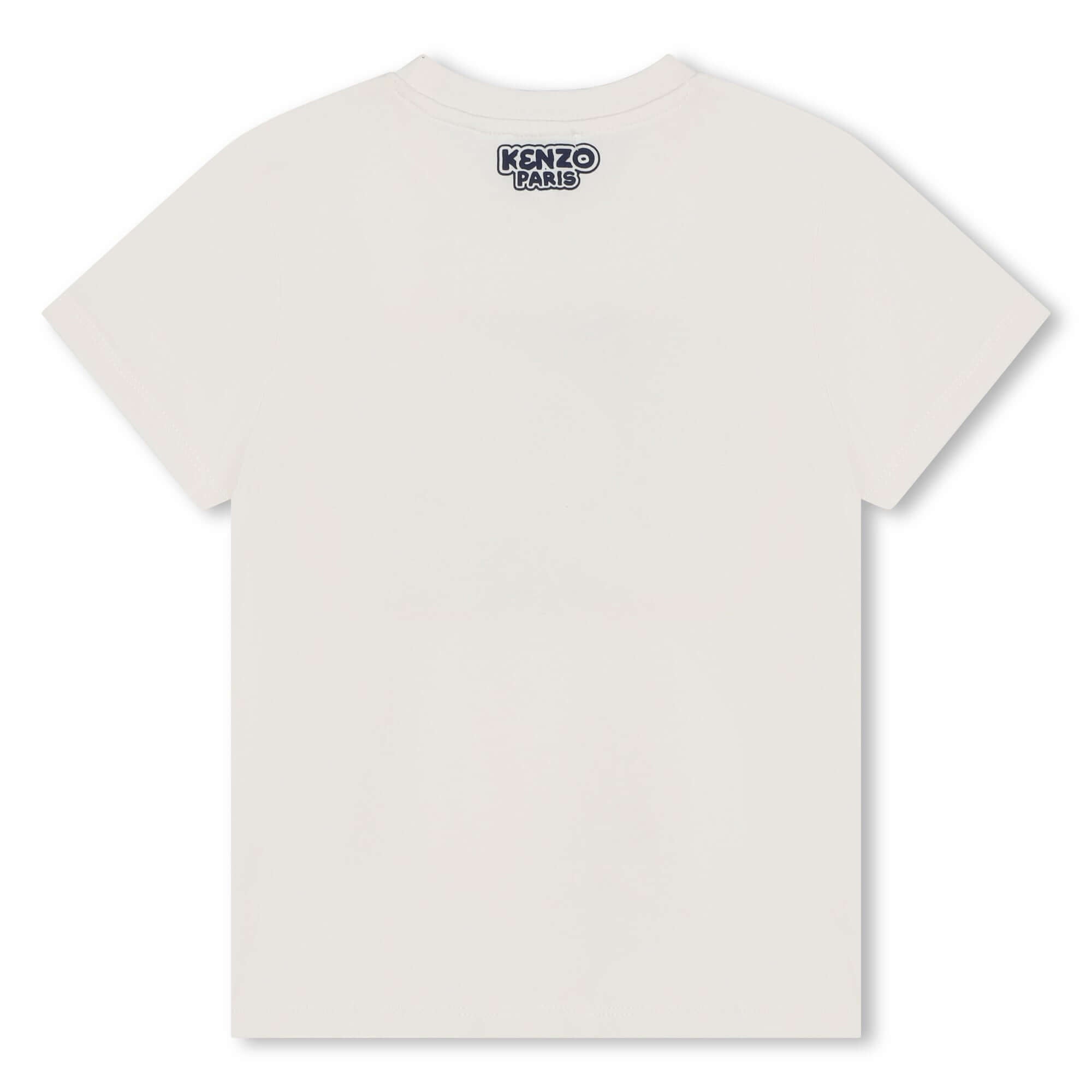 Kenzo Kids Boys White Kenzo Paris Star T-Shirt