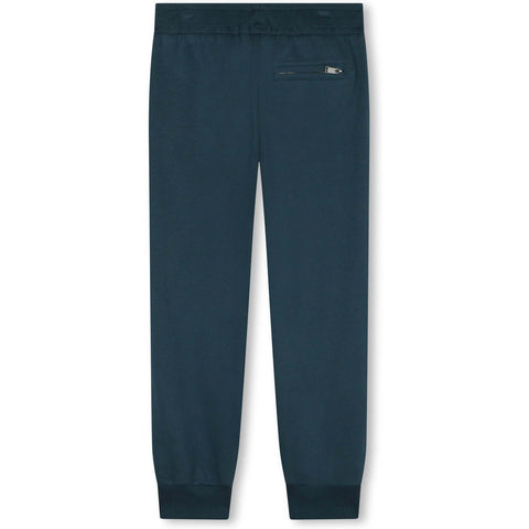 LANVIN Boys Teal Curb Joggers