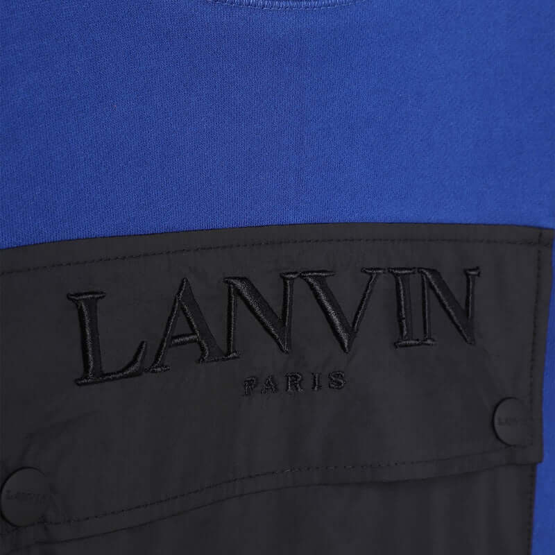 Lanvin Boys Blue Cotton Sweatshirt a