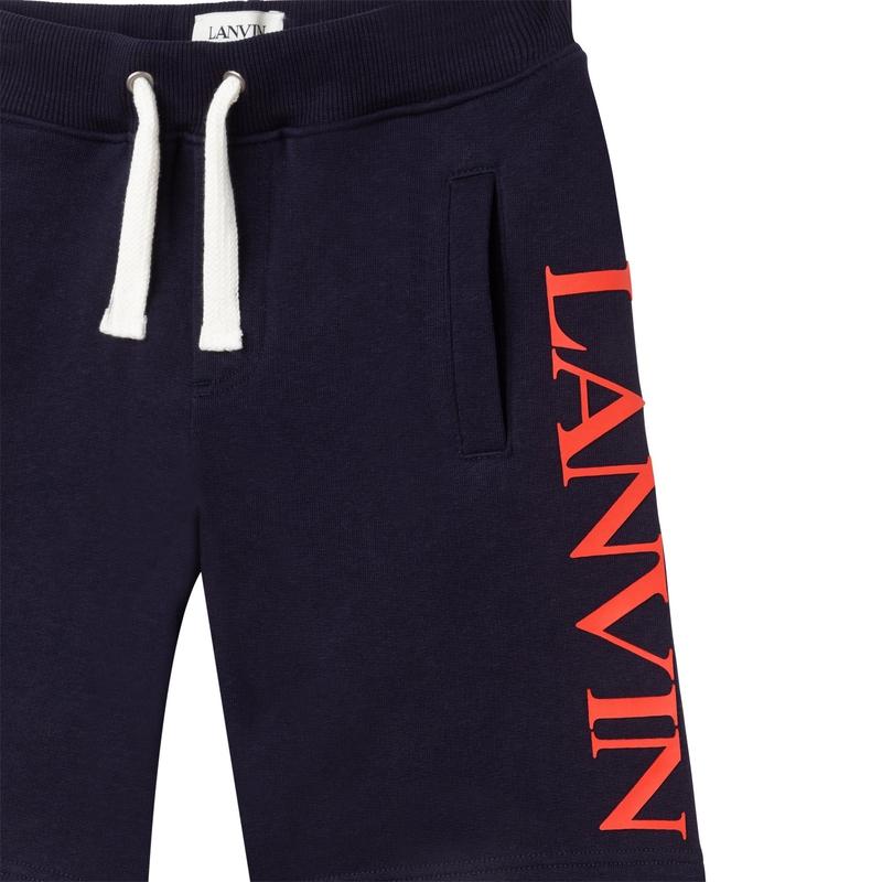 Lanvin Boys Navy / Red Shorts