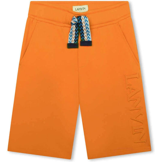 Boys Orange Curb Shorts