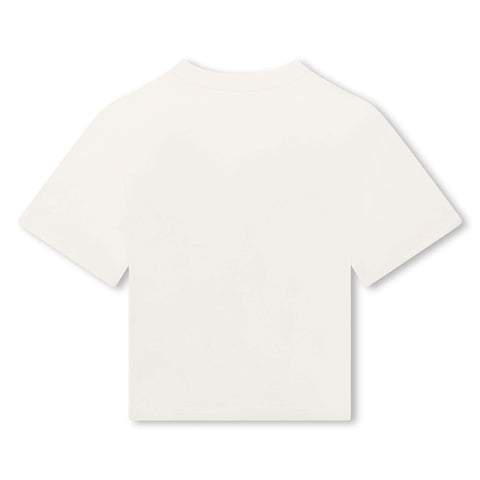 Lanvin Boys White Multi Logo T-Shirt