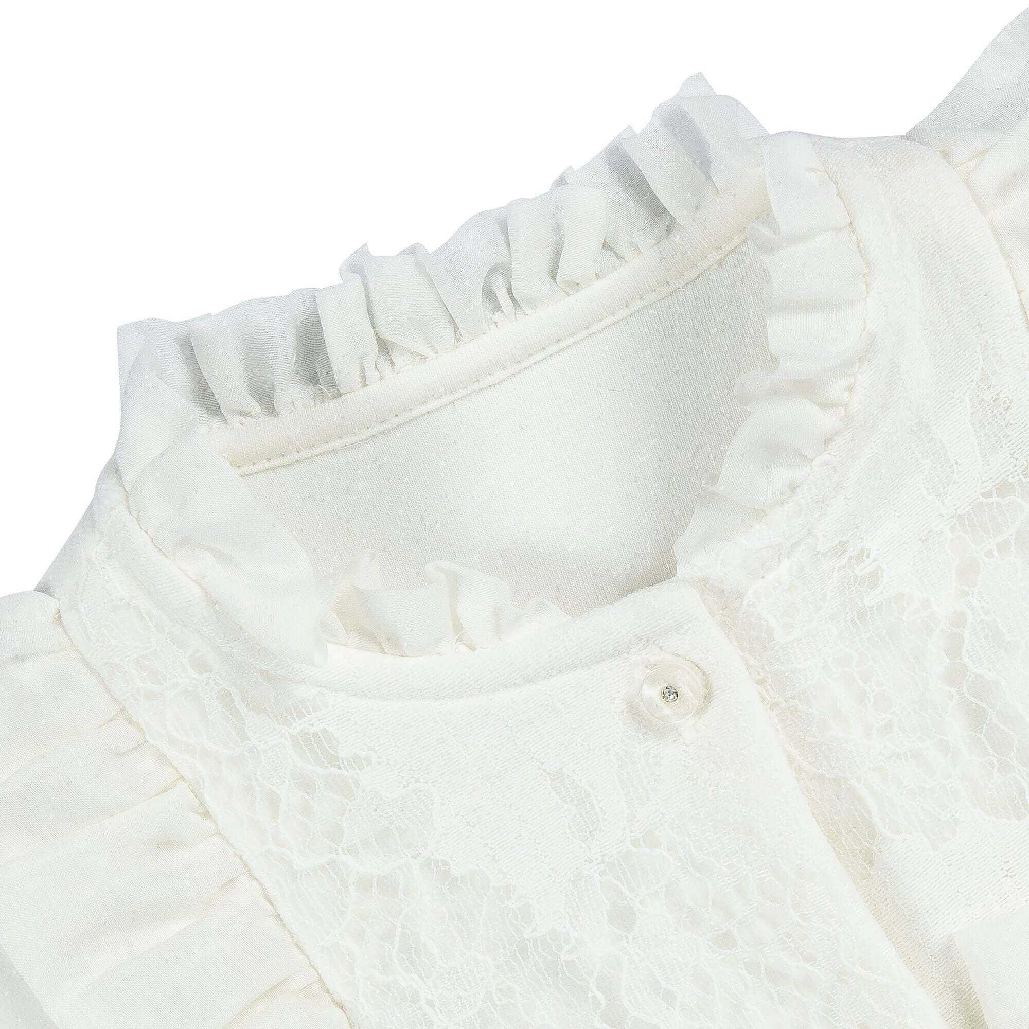 Lapin House Baby Girls Off White Babygrow