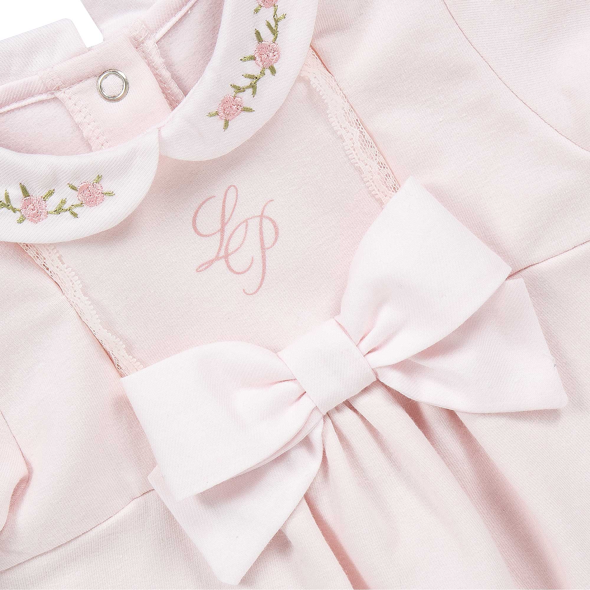 Lapin House Baby Girls Pink Babygrow