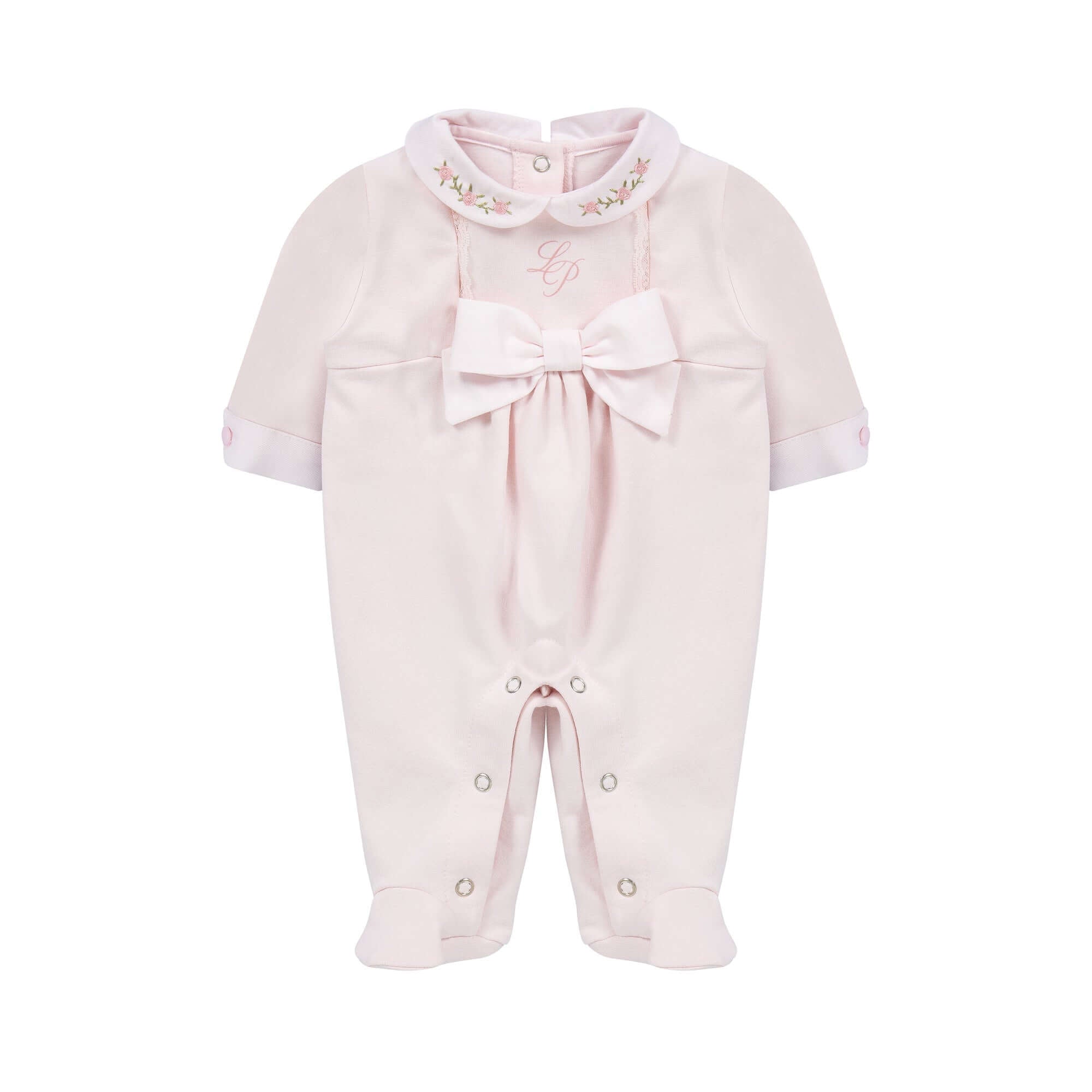 Lapin House Baby Girls Pink Babygrow