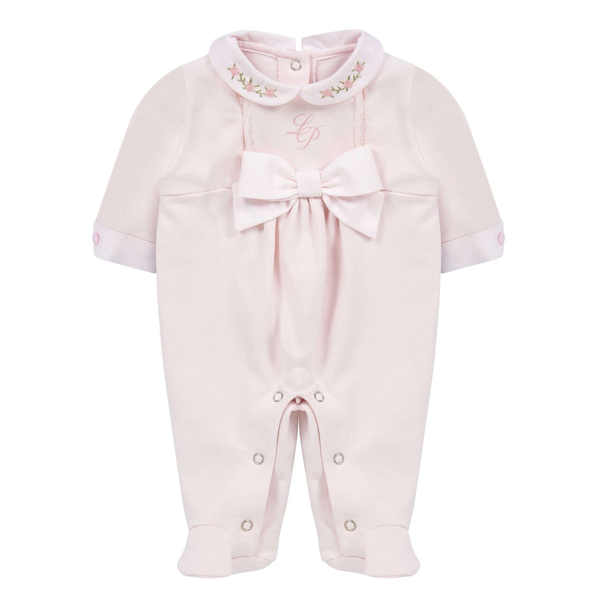 Lapin House Baby Girls Pink Babygrow