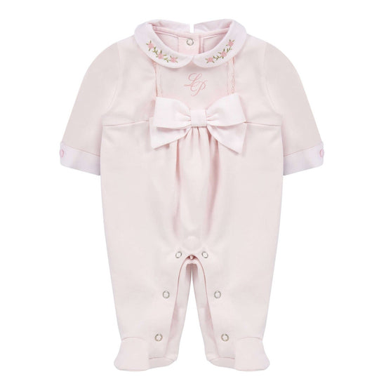 Baby Girls Pink Babygrow