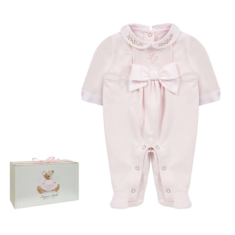 Lapin House Baby Girls Pink Babygrow