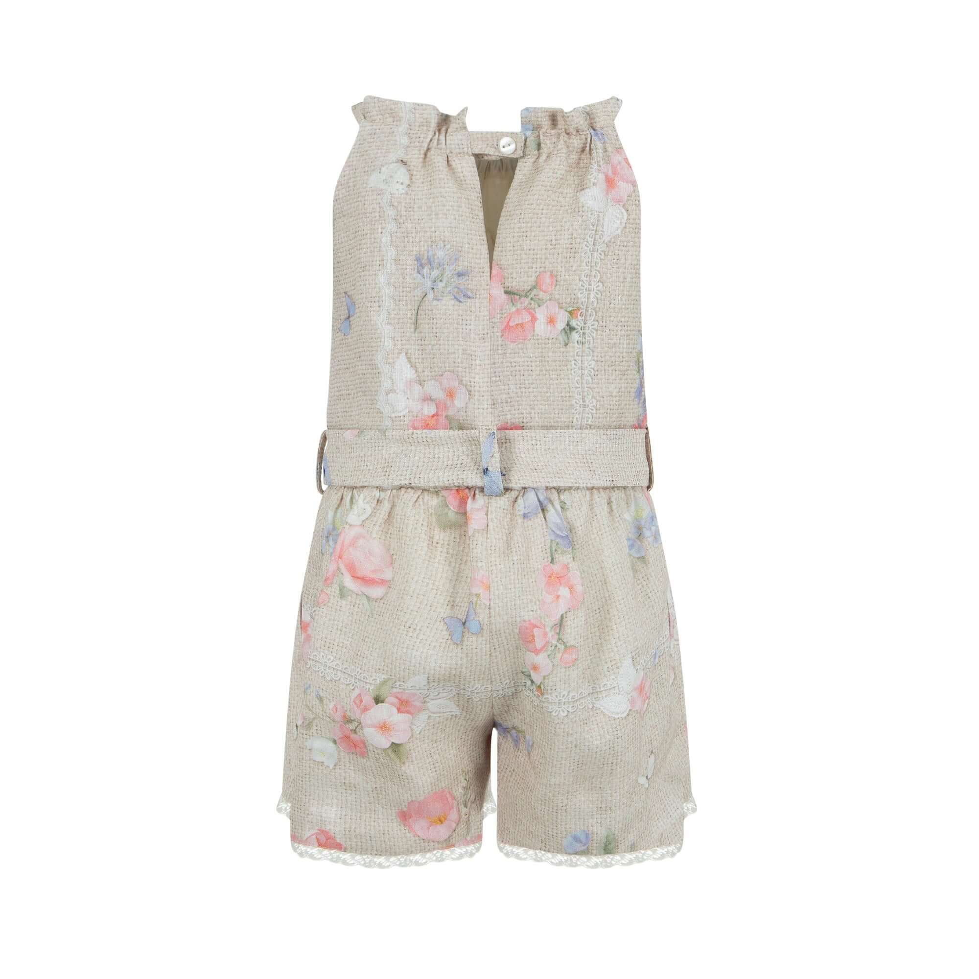 Lapin House Girls Beige Playsuit