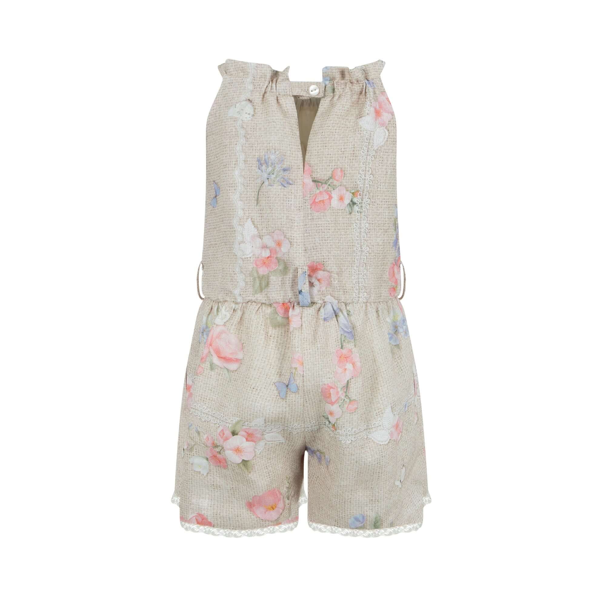 Lapin House Girls Beige Playsuit