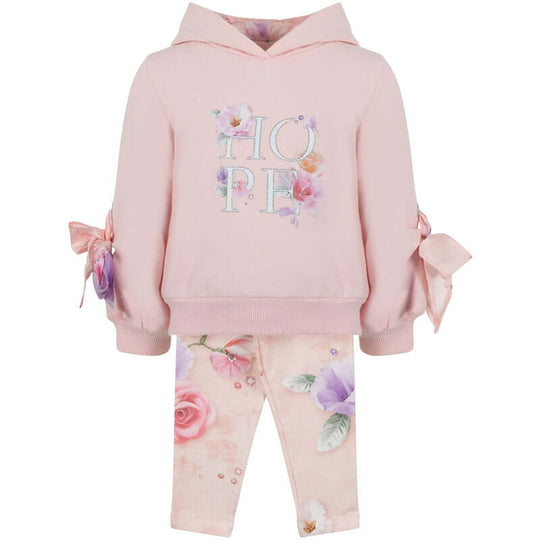 Girls Floral Hope Legging Set