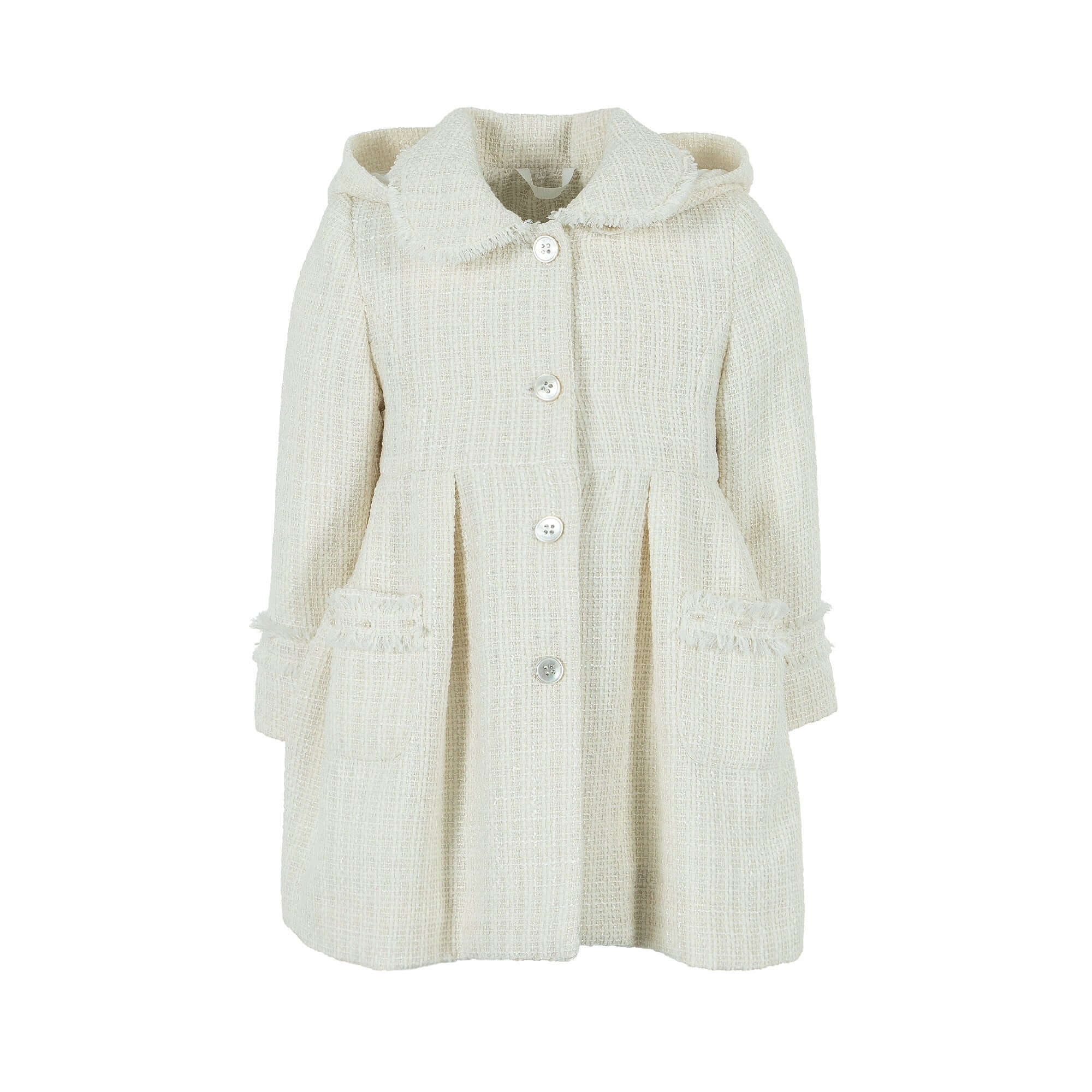 Lapin House Girls Off White Overcoat