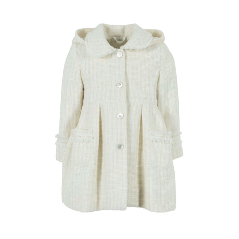 Lapin House Girls Off White Overcoat