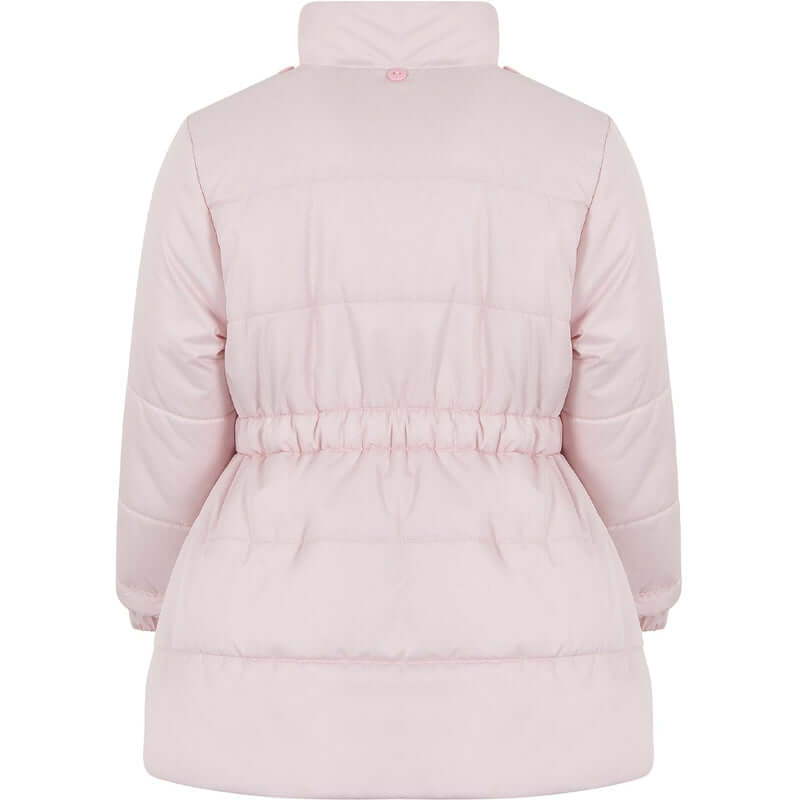 Lapin House Girls Pink Bow Padded Coat