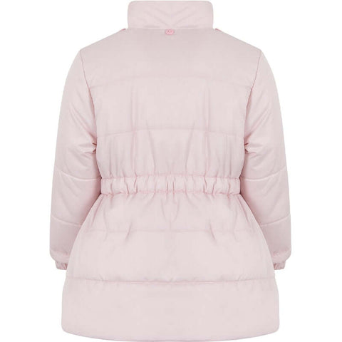 Lapin House Girls Pink Bow Padded Coat