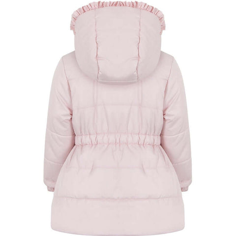 Lapin House Girls Pink Bow Padded Coat