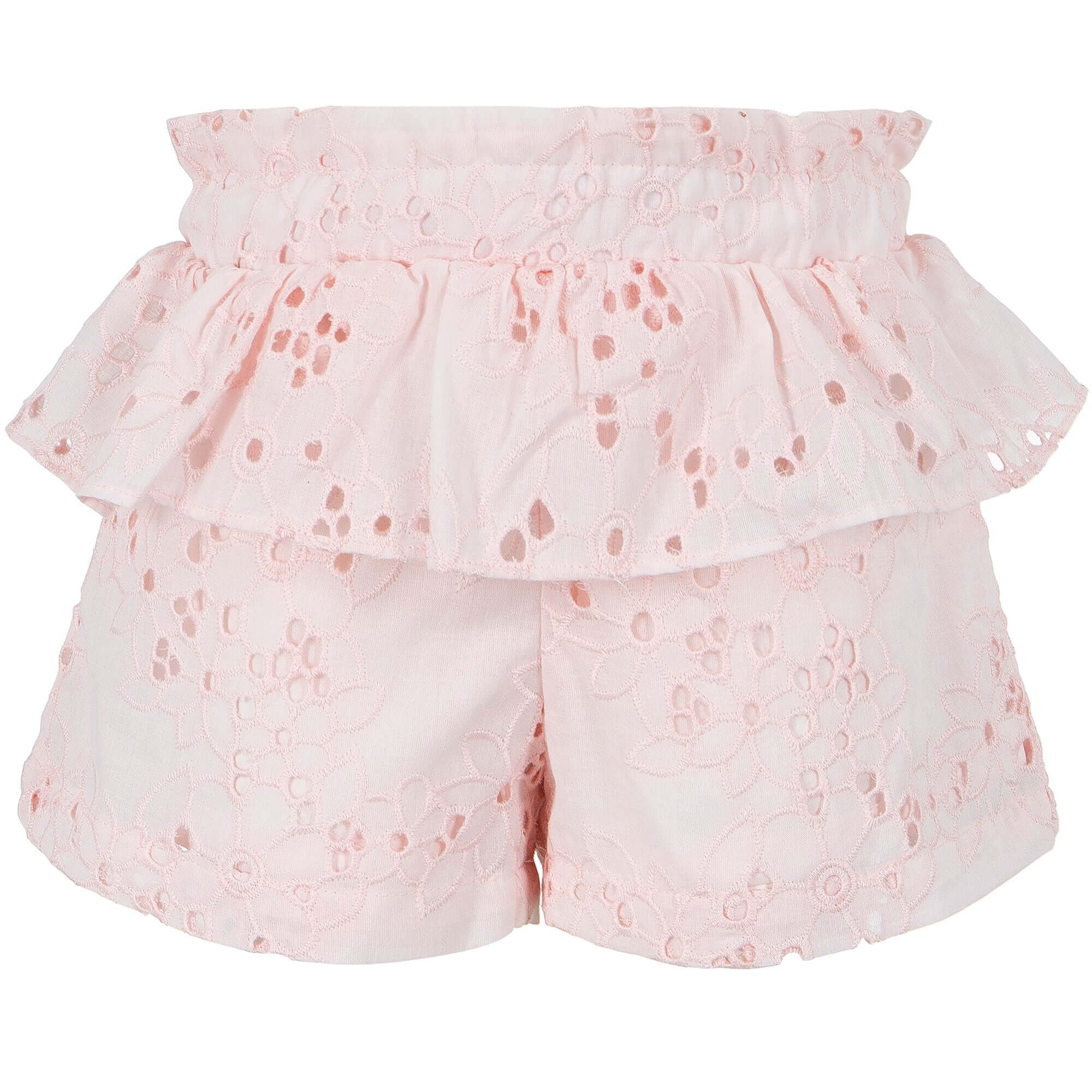 Lapin House Girls Pink Broderie Anglaise Set