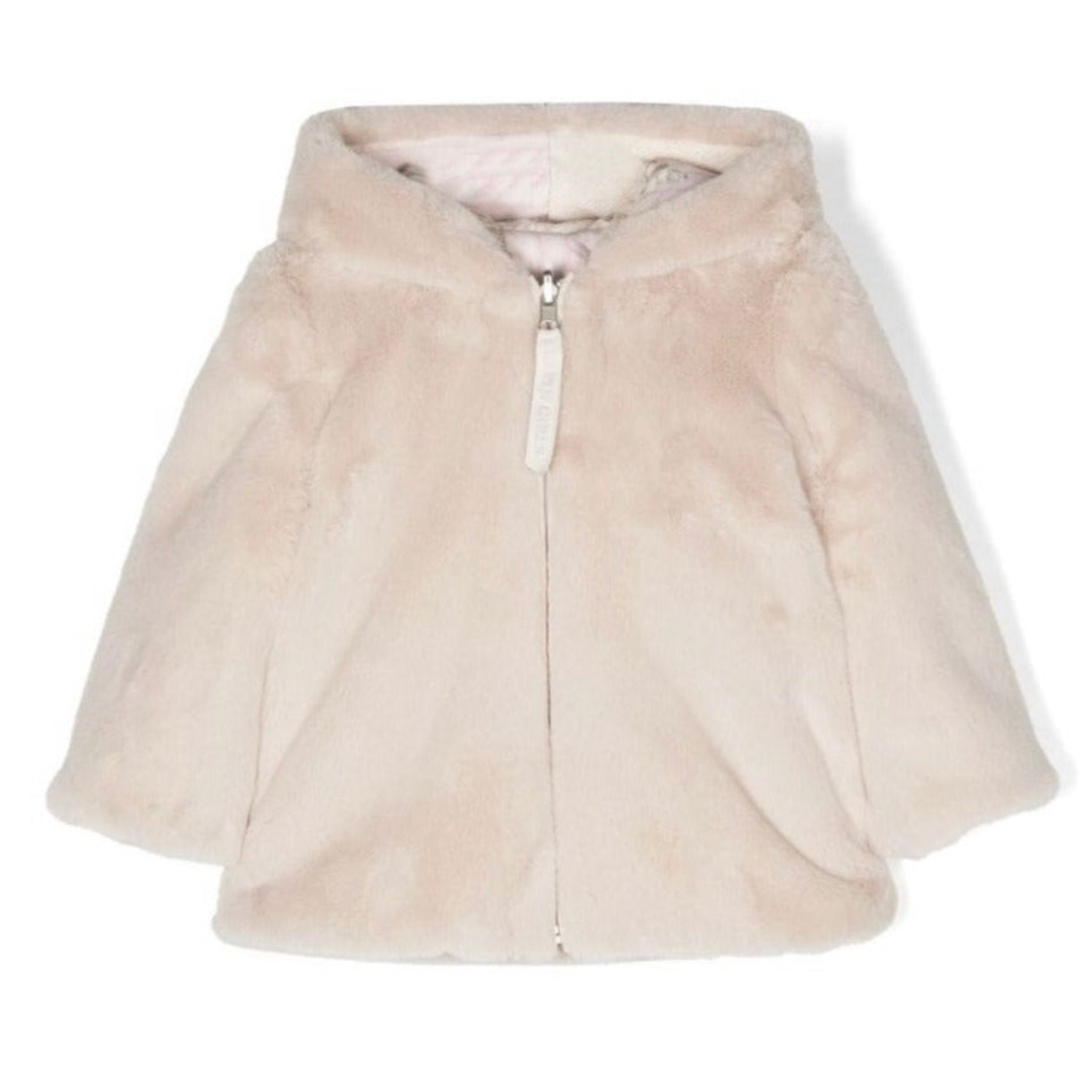 Lapin House Girls Pink Faux Fur Reversible Coat