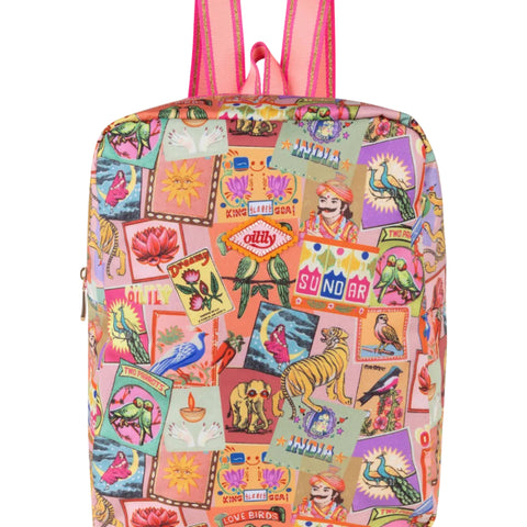 Oilily Girls Peach Bobbya Backpack