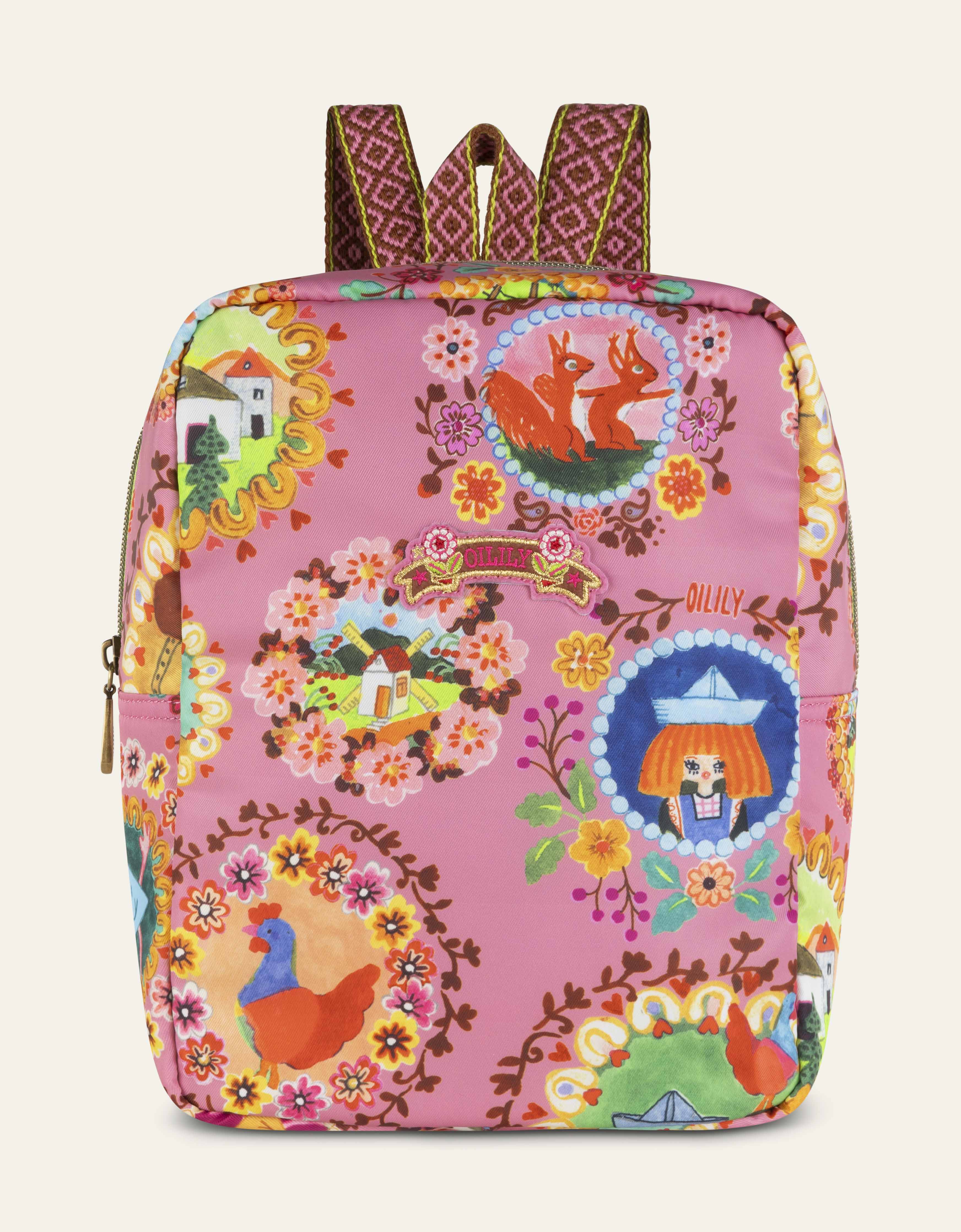 Oilily Girls Chateau Rose Bobby Backpack